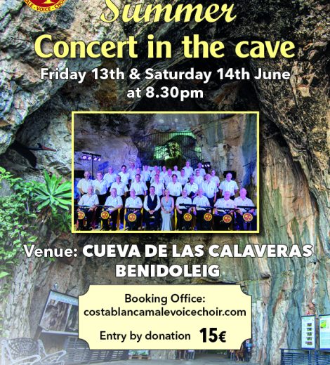 Concert at the Cave (Saturday 14th)